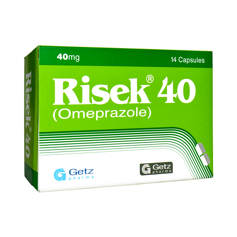 Risek capsule 40 mg 14’s