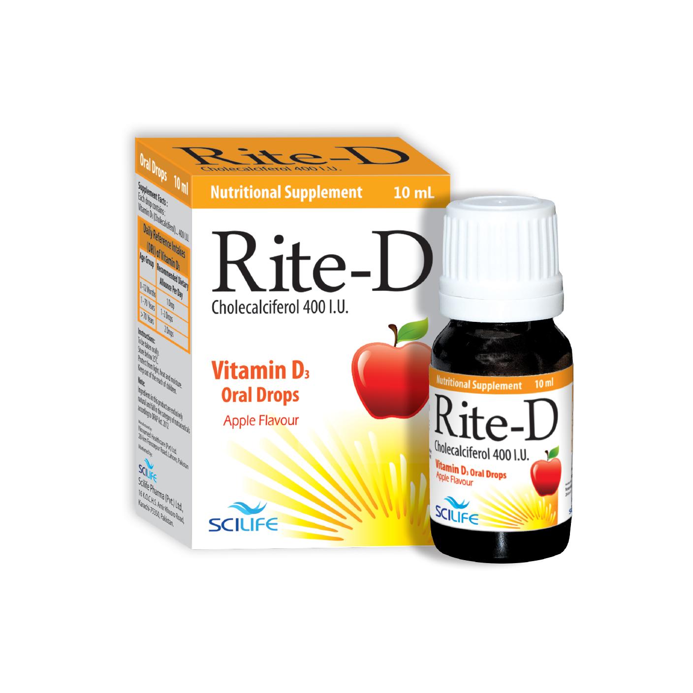 Rite-D Drop 400 IU 10 mL