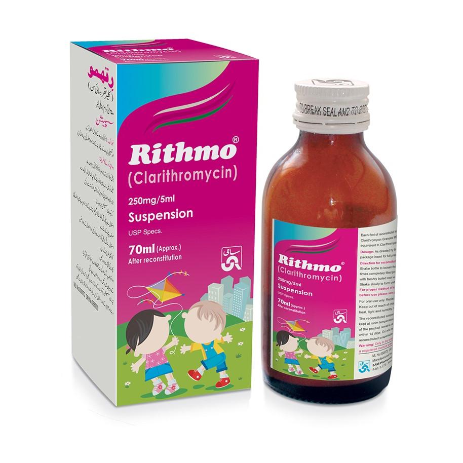 Rithmo suspension 250 mg 70 mL