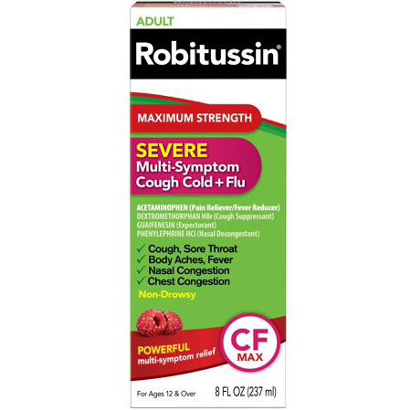 Robitussin Cold & Flu 8 Oz (Imp)