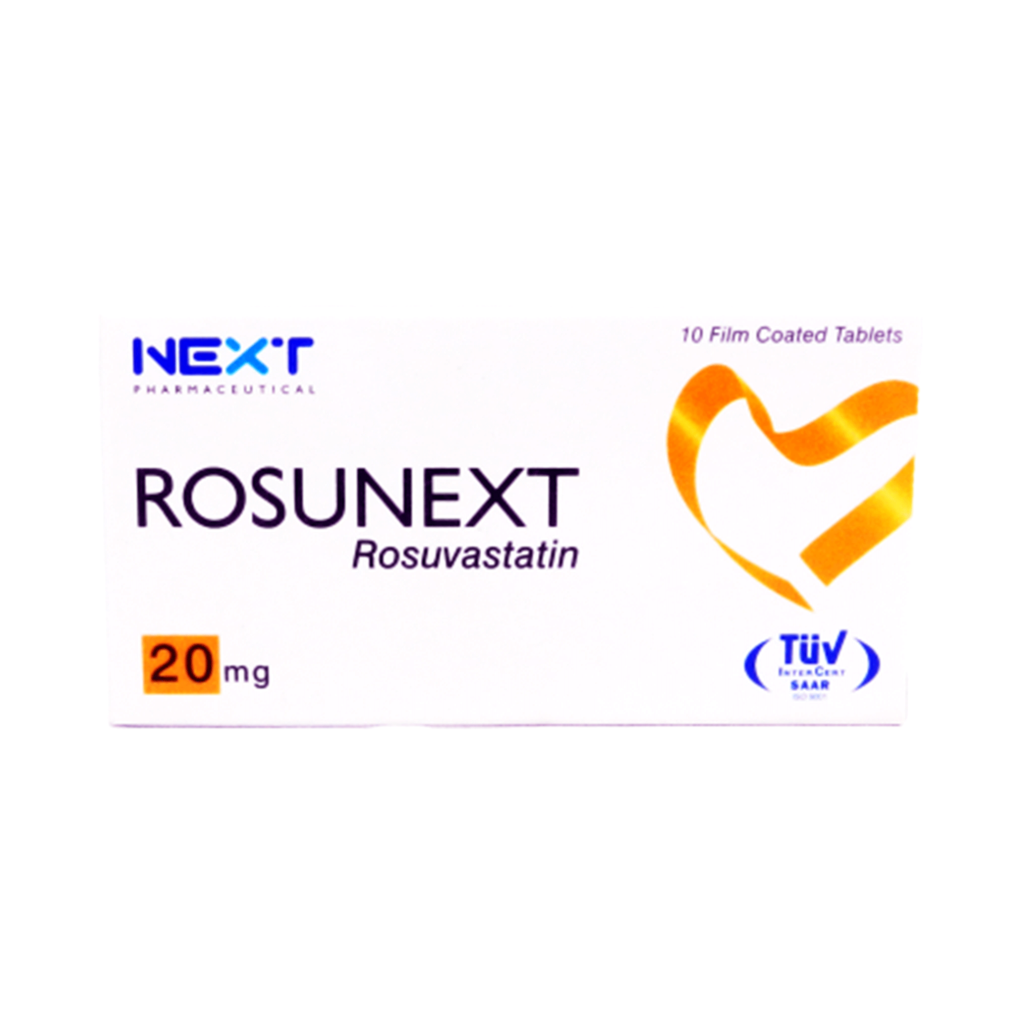 Rosunext tablet 20 mg 10’s