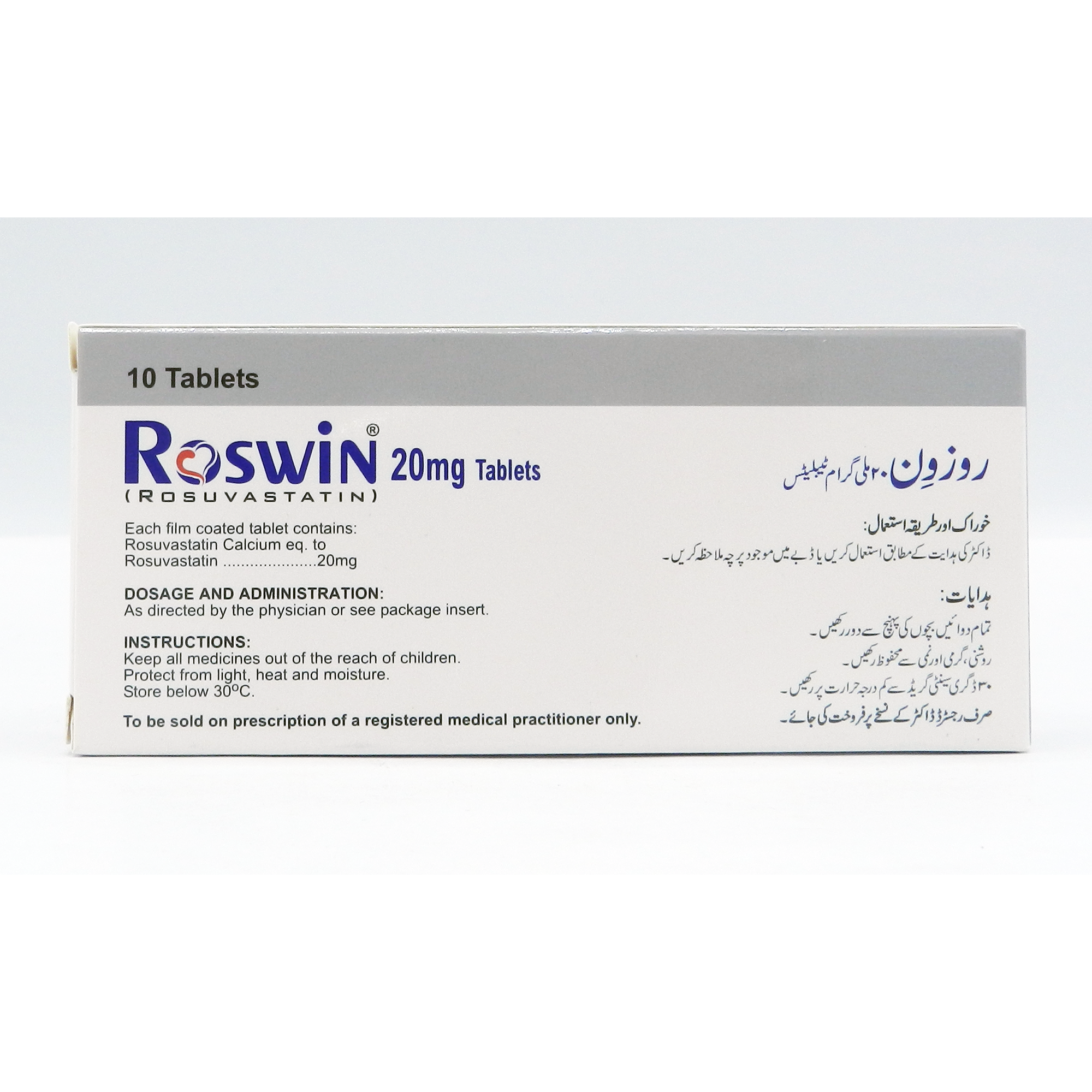 Roswin tablet 20 mg 10’s