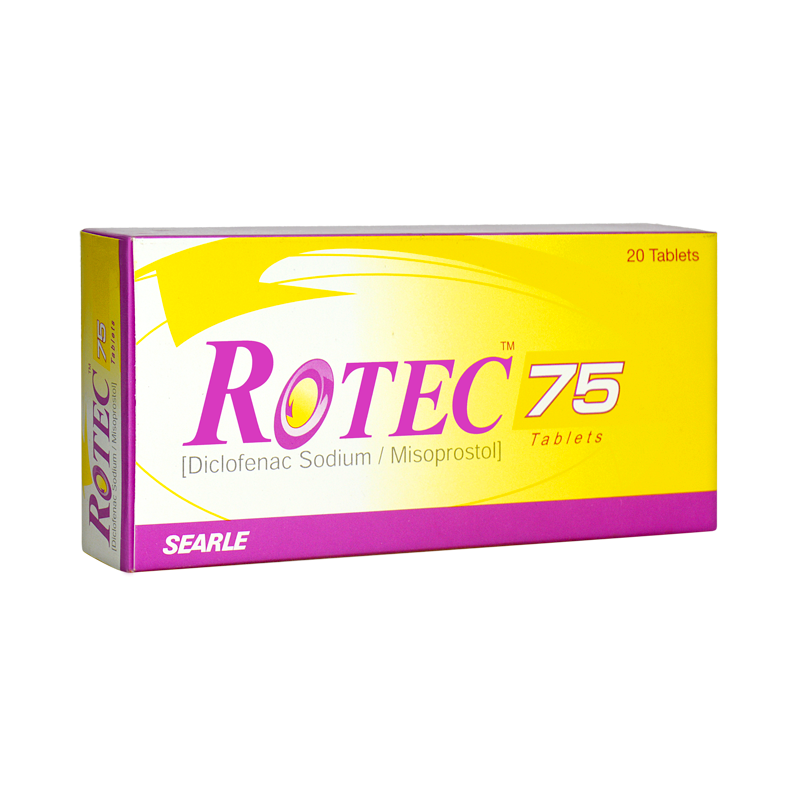 Rotec 75 tablet 75/0.2 mg 20’s