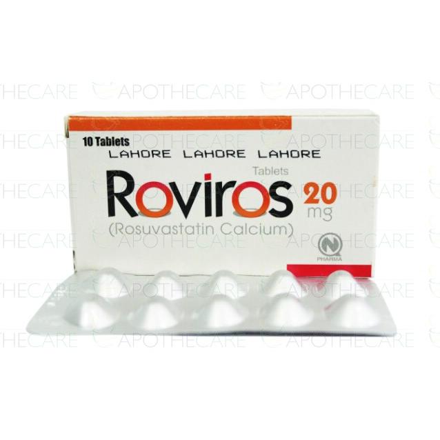 Roviros tablet 20 mg 10’s