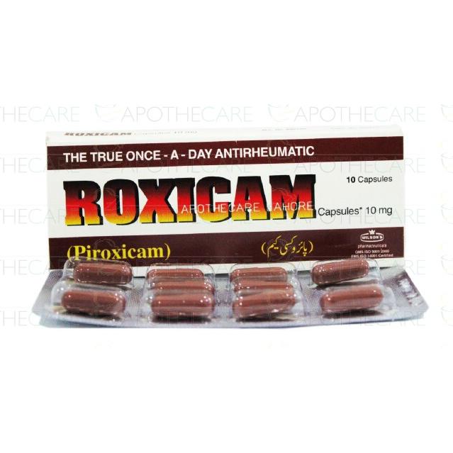 Roxicam capsule 10 mg 10’s