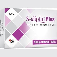 S-Gliptin Plus tablet 50/1000 mg 14’s