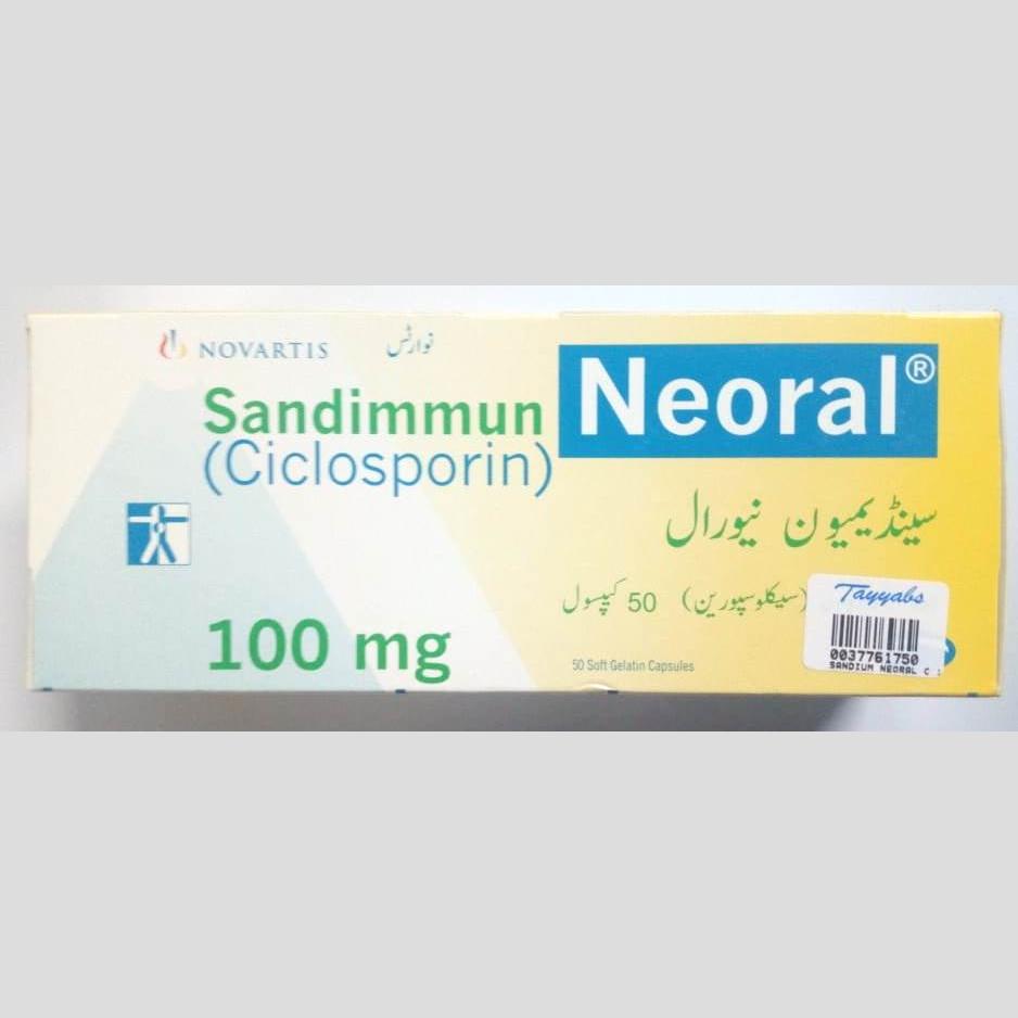 Sandimmun Neoral capsule 100 mg 50’s