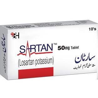 Sartan tablet 50 mg 10’s