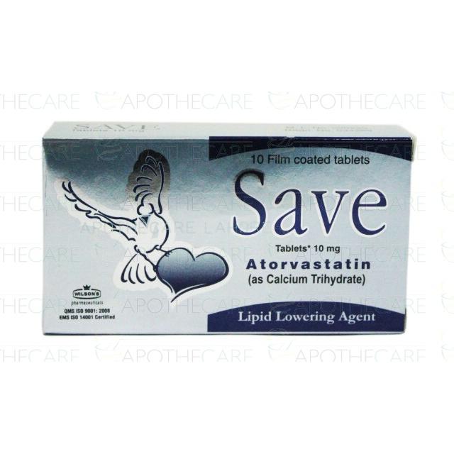 Save tablet 10 mg 10’s