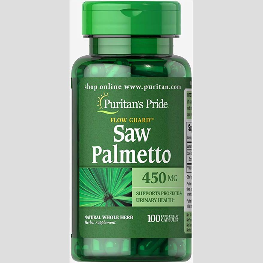 saw palmetto capsules puritans pride 100 capsules