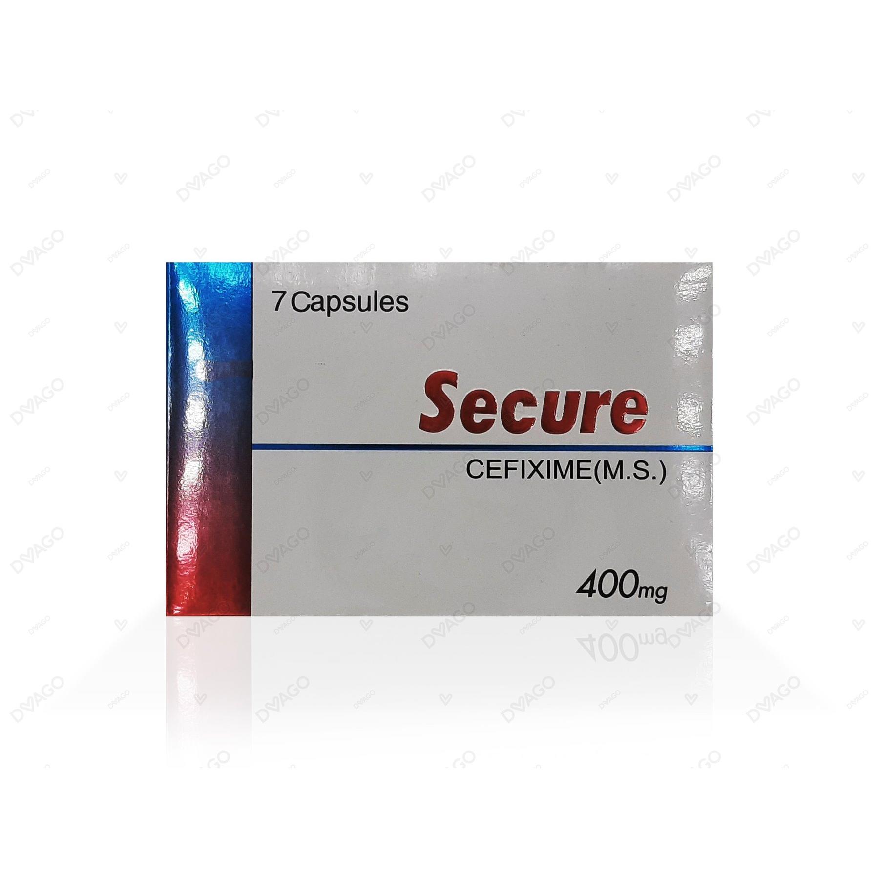 Secure capsule 400 mg 7’s