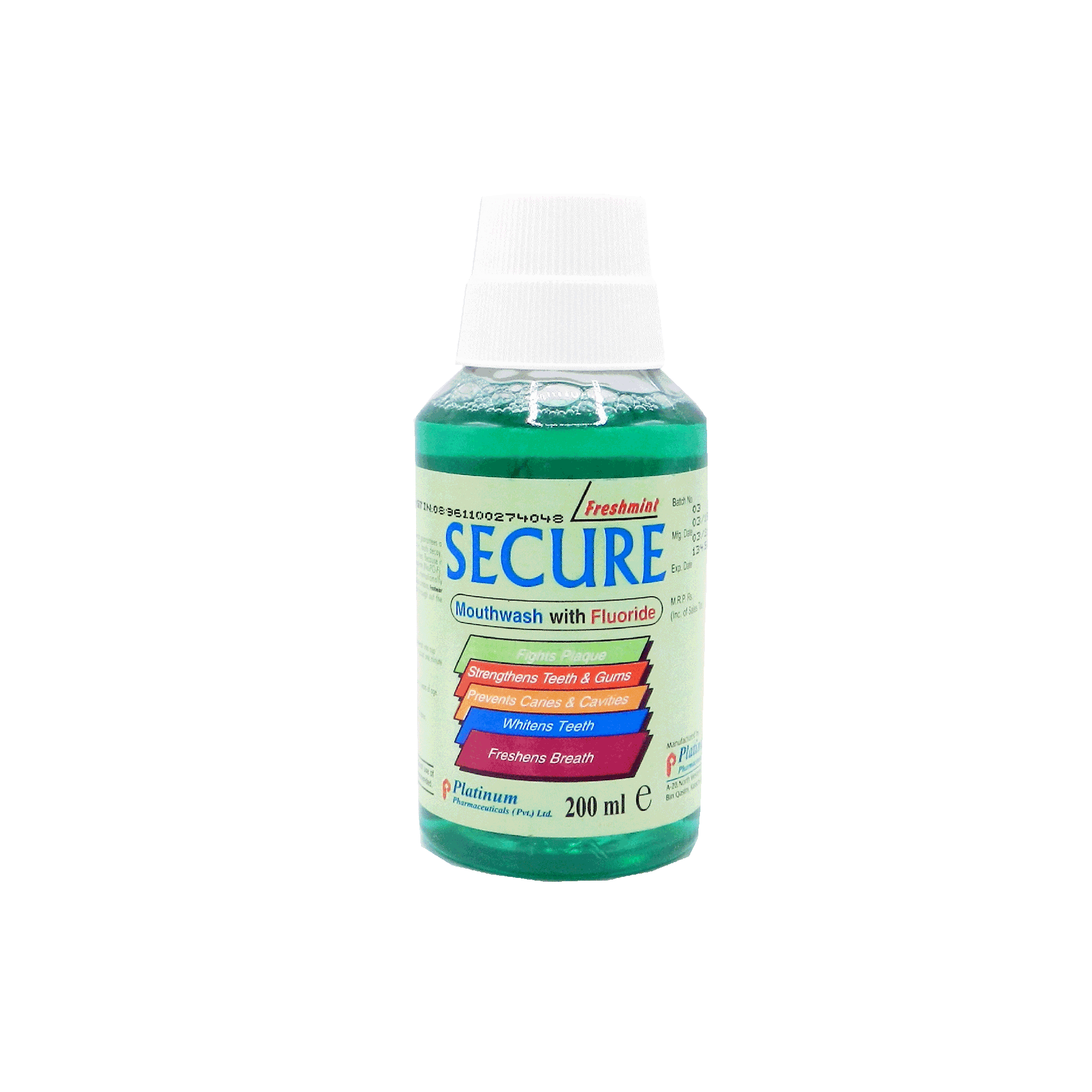 Secure M/W & Paste Liqd 200 mL