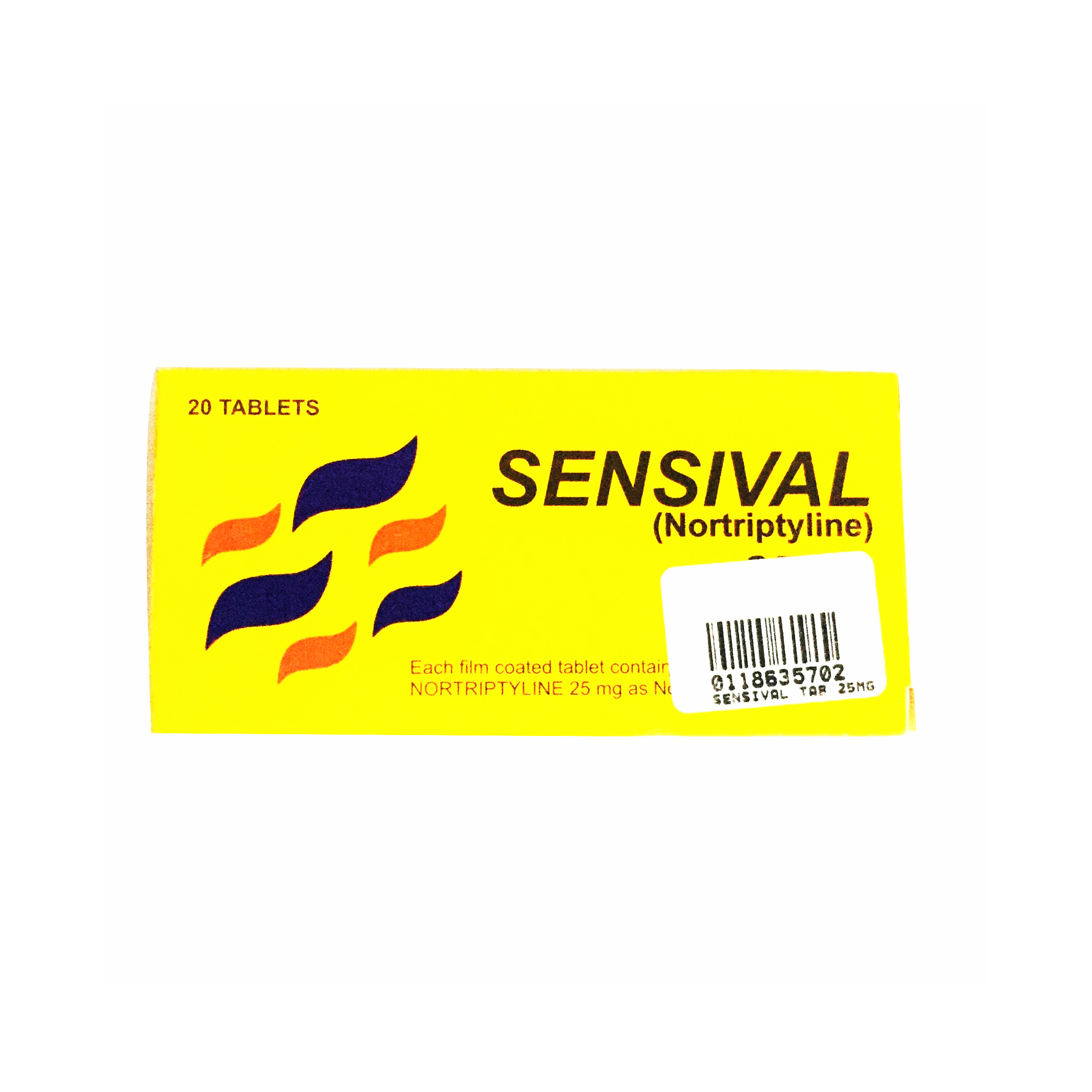 Sensival tablet 25 mg 20’s
