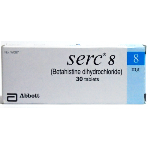 Serc tablet 8 mg 30’s