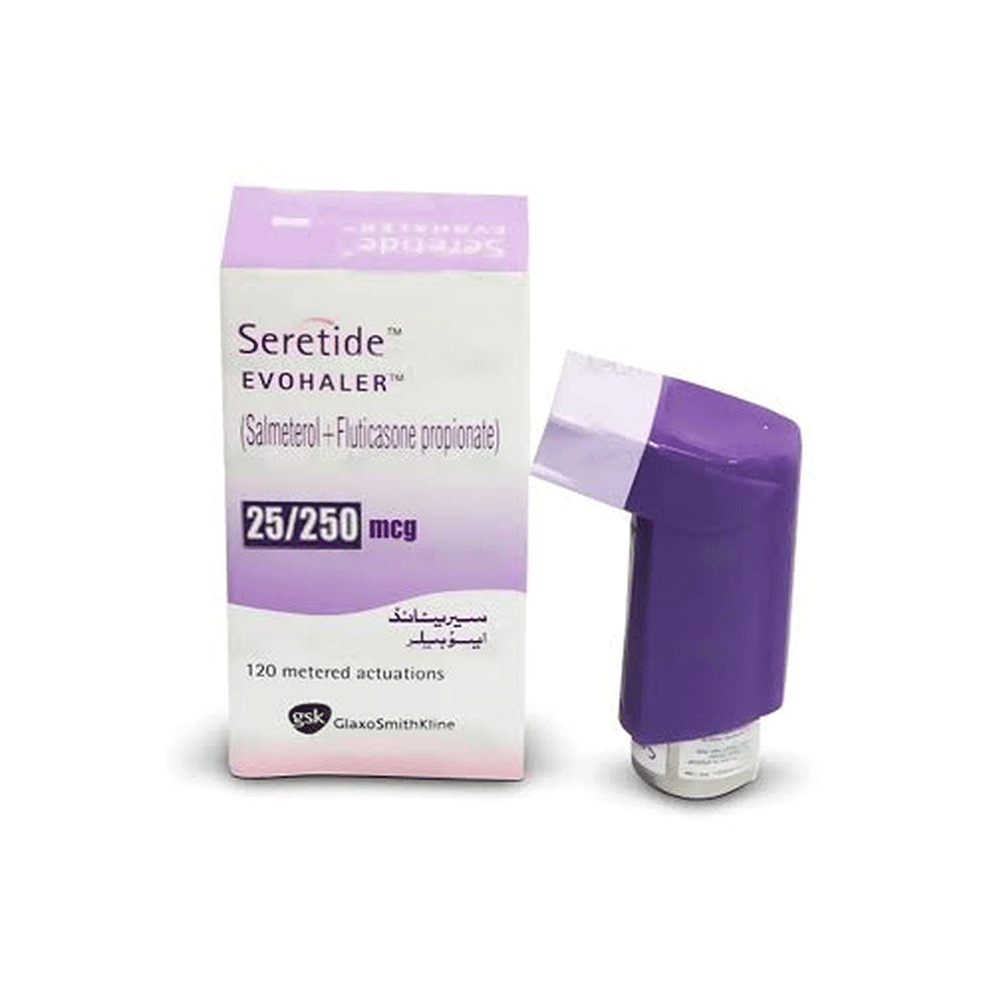 Seretide Evohaler Inhaler 25/250 mcg 1’s