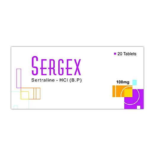 Sergex tablet 100 mg 20’s