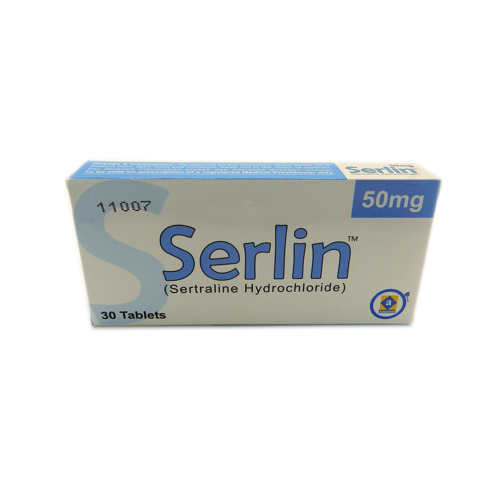 SERLIN 50mg Tablet 3x10s