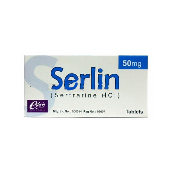 Serlin tablet 50 mg 2×10’s