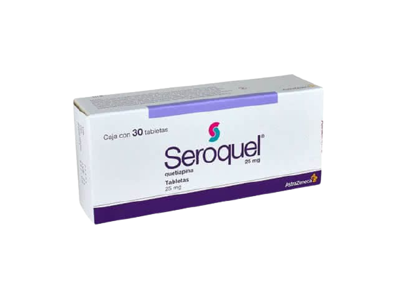 Seroquel 25mg 30 tablet (Quetiapine) ^