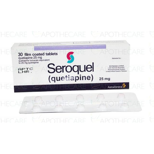 Seroquel tablet 25 mg 30’s
