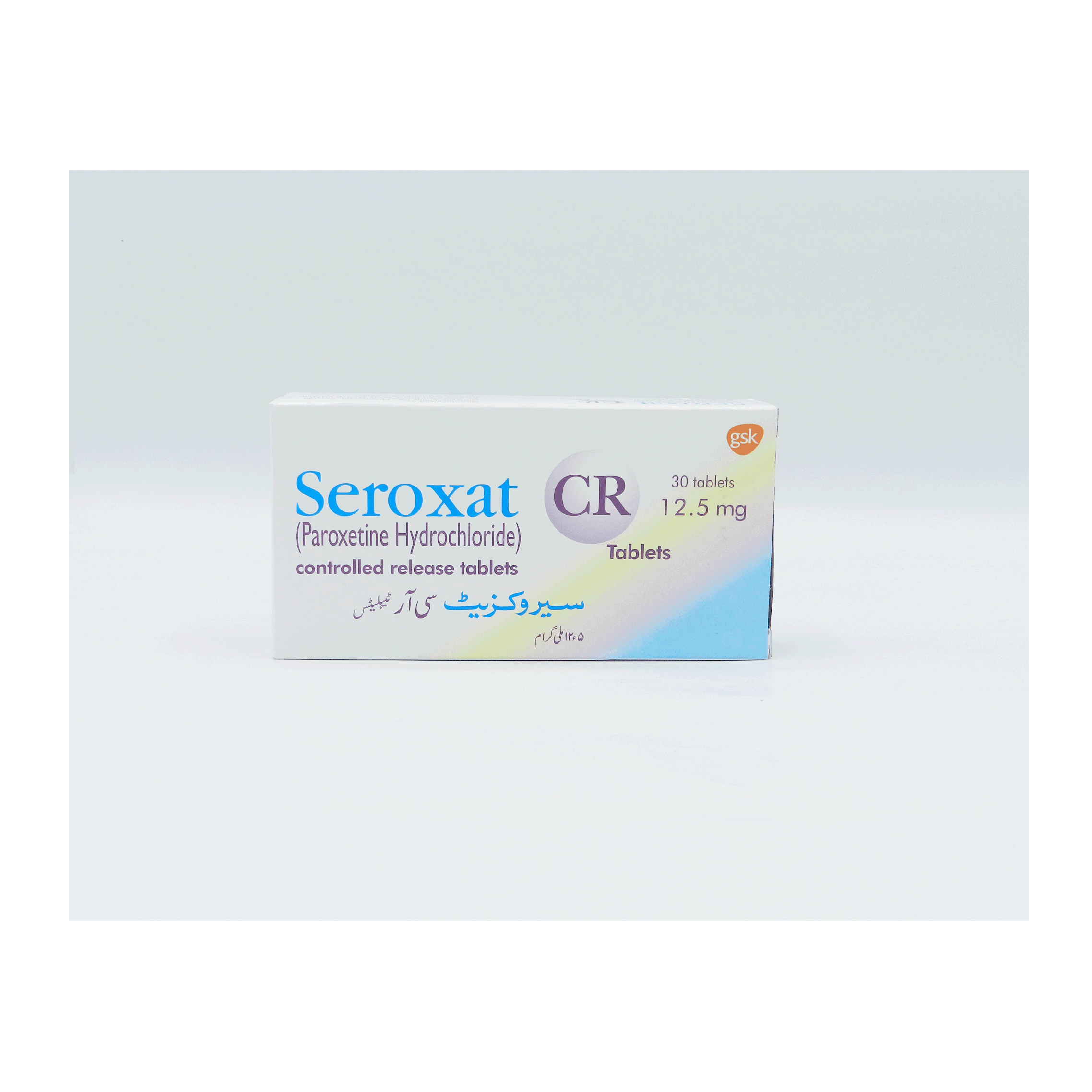 Seroxat CR tablet 12.5 mg 30’s