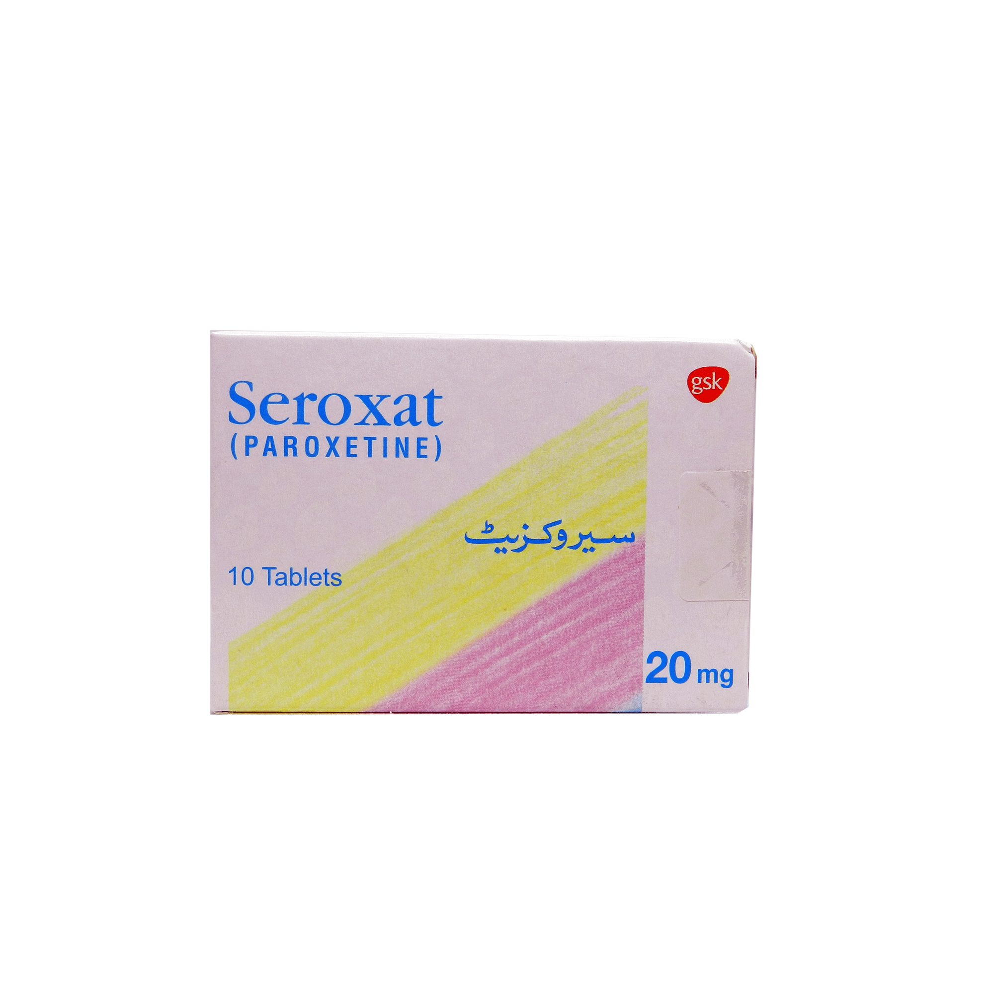Seroxat tablet 20 mg 10’s