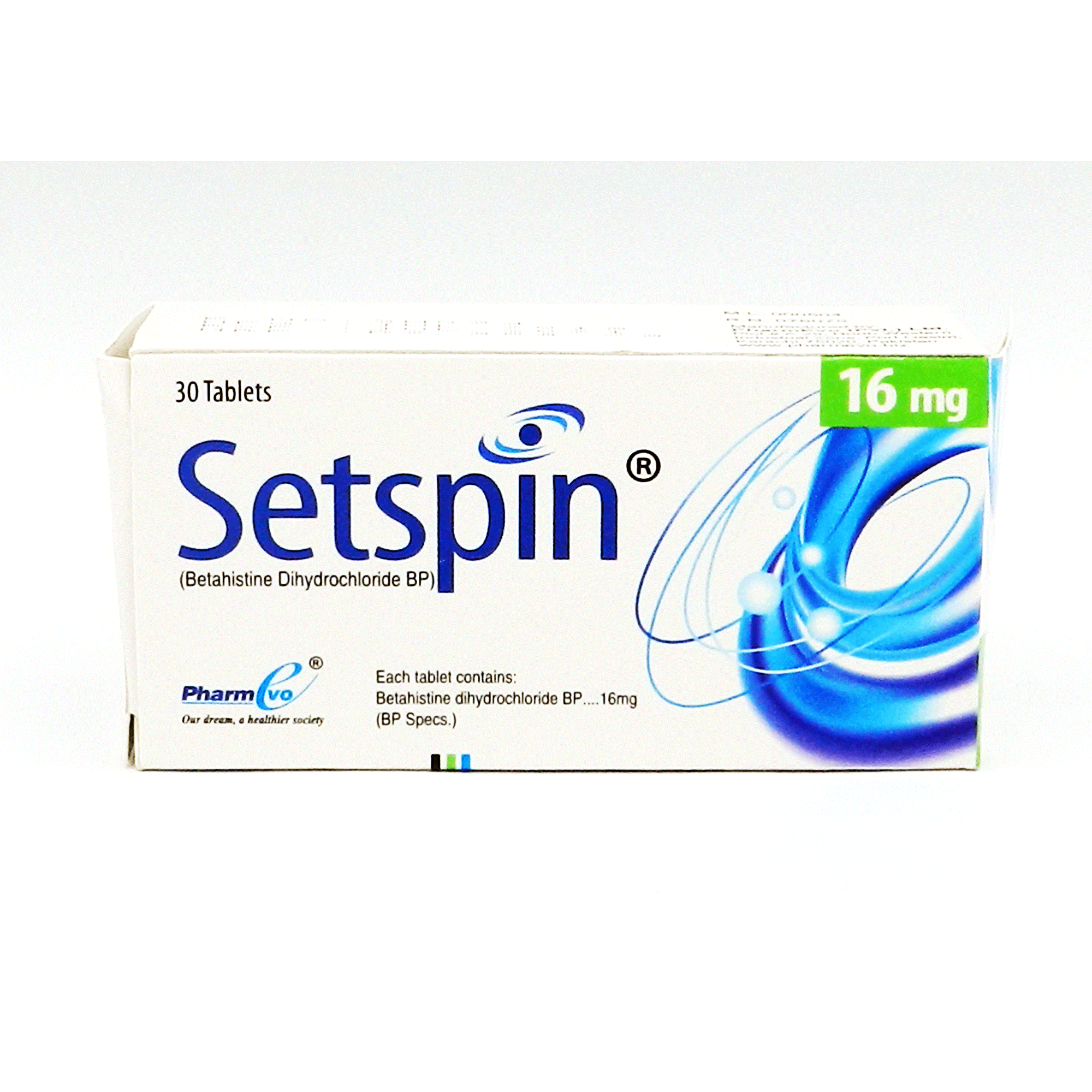 Setspin tablet 16 mg 30’s