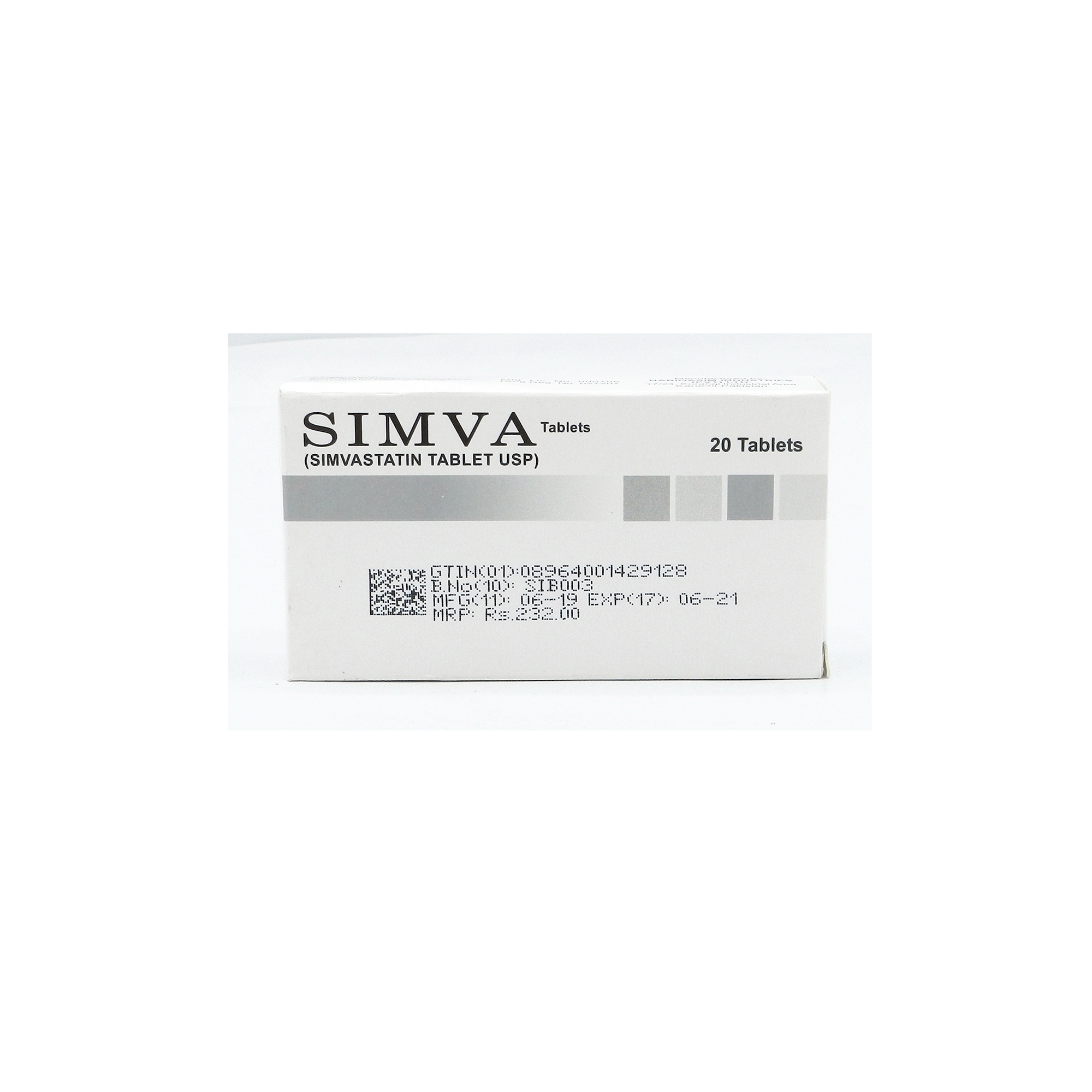 Simva tablet 10 mg 20’s