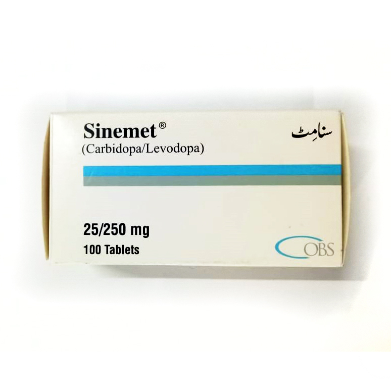 Sinemet tablet 25/250 mg 100’s