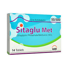 Sitaglu Met tablet 50/500 mg 14’s