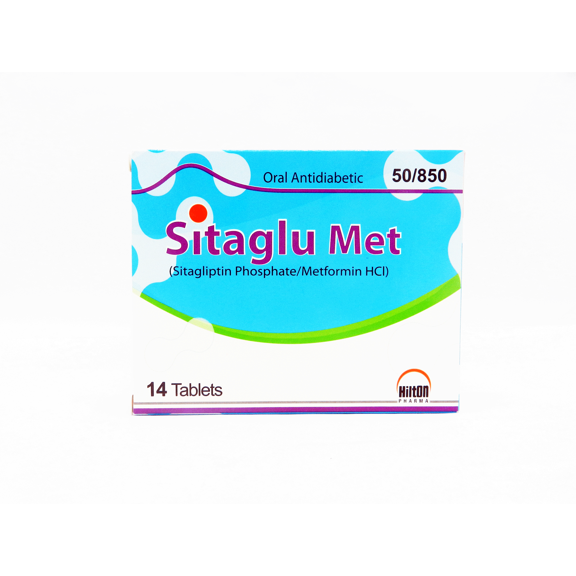 Sitaglu Met tablet 50/850 mg 14’s