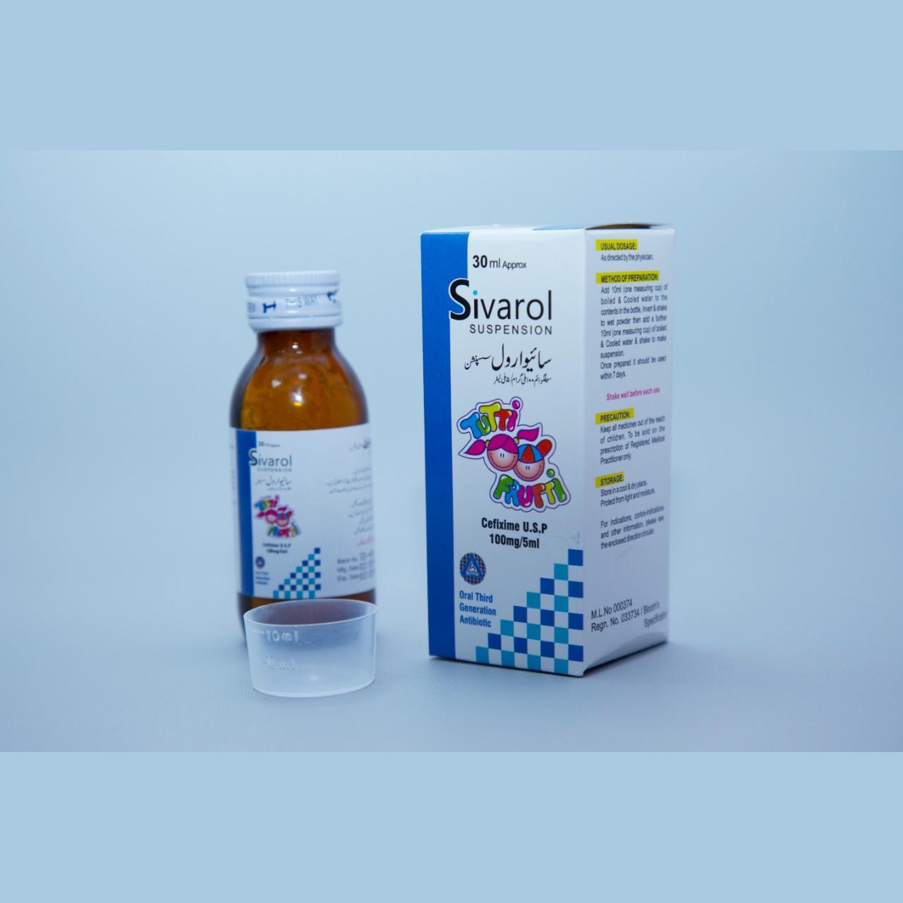 Sivarol suspension 100 mg 30 mL