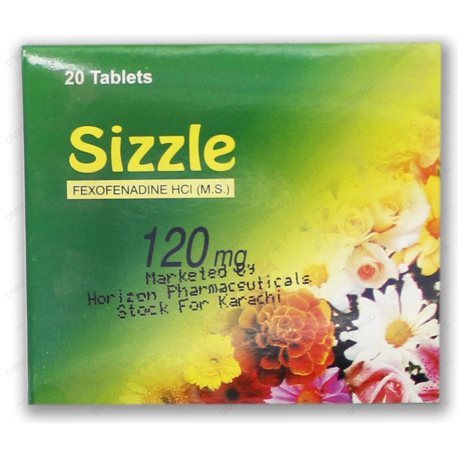 Sizzle tablet 120 mg 2×10’s