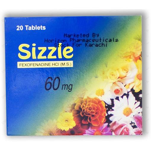 Sizzle tablet 60 mg 2×10’s