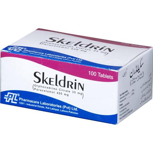 Skeldrin tablet 35/450 mg 100’s