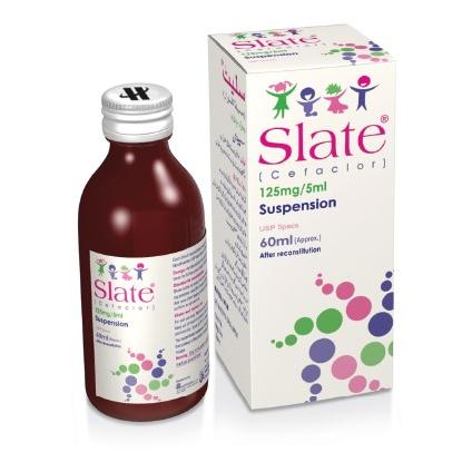 Slate suspension 125 mg 60 mL