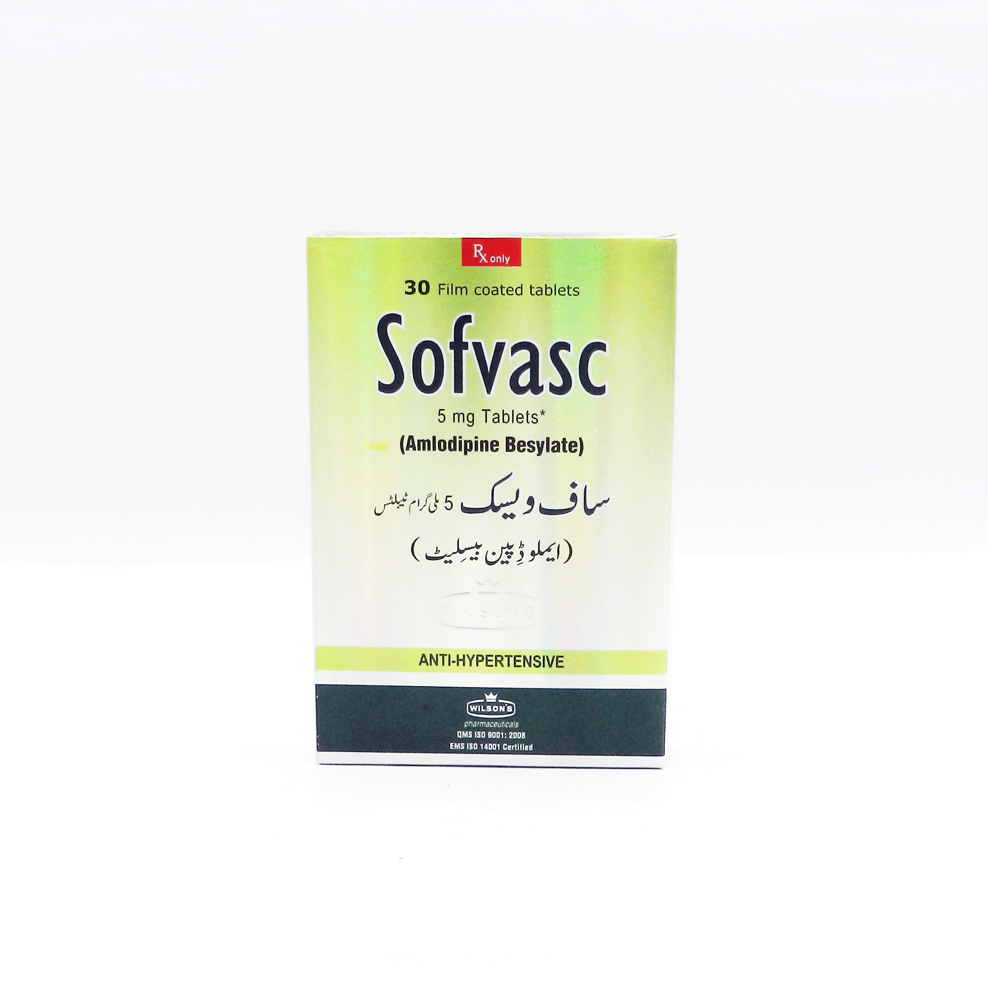 Sofvasc tablet 5 mg 2×15’s