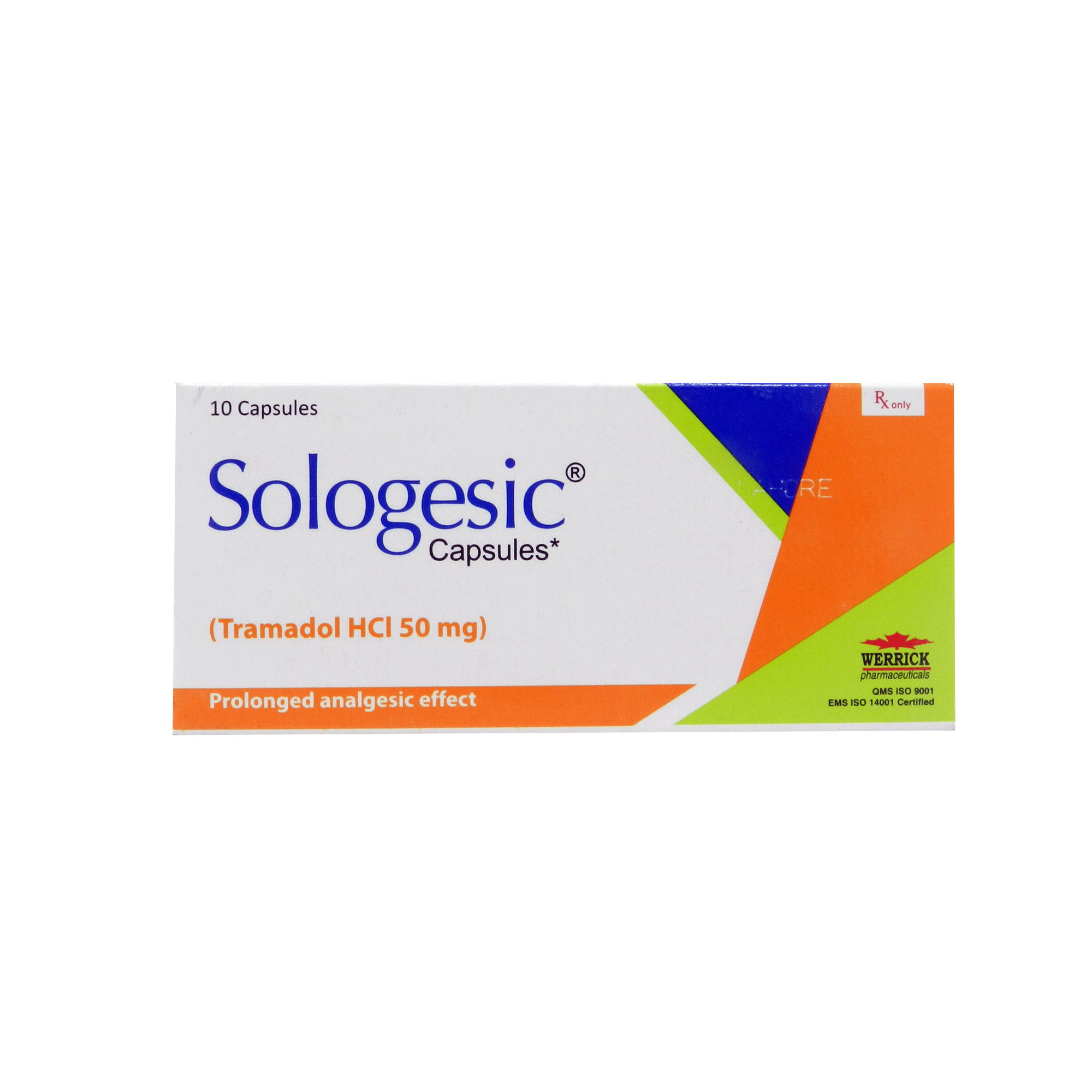 Sologesic 50mg cap 10s