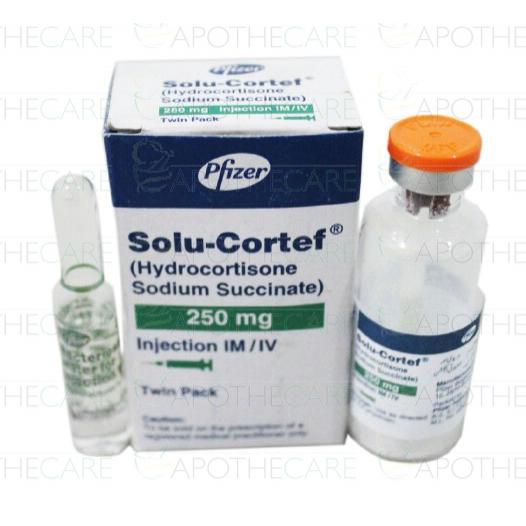 Solu-Cortef Injection 250 mg 1 Vial