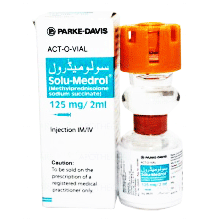 SOLU MEDROL 125mg Injection Vial