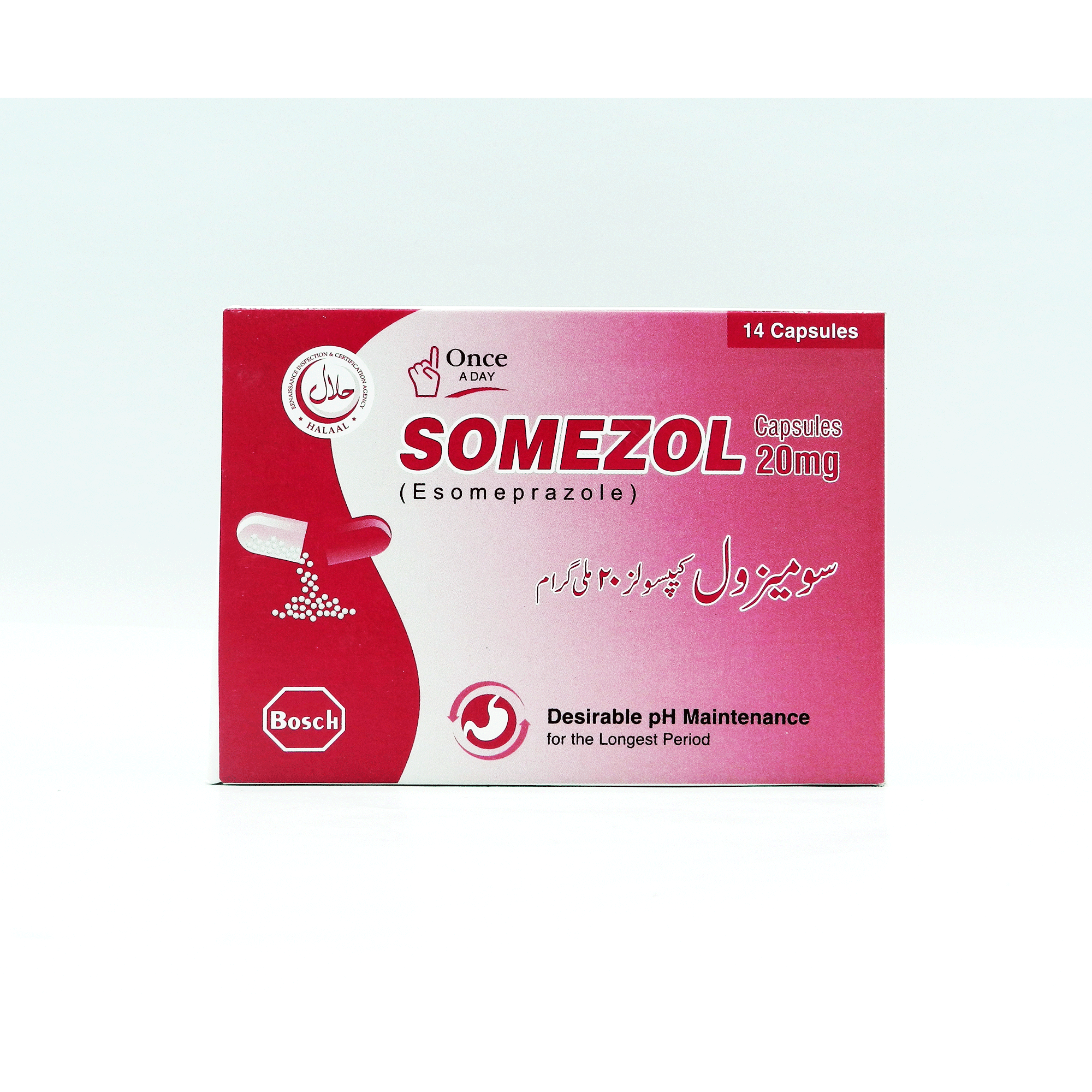 Somezol capsule 20 mg 2×7’s