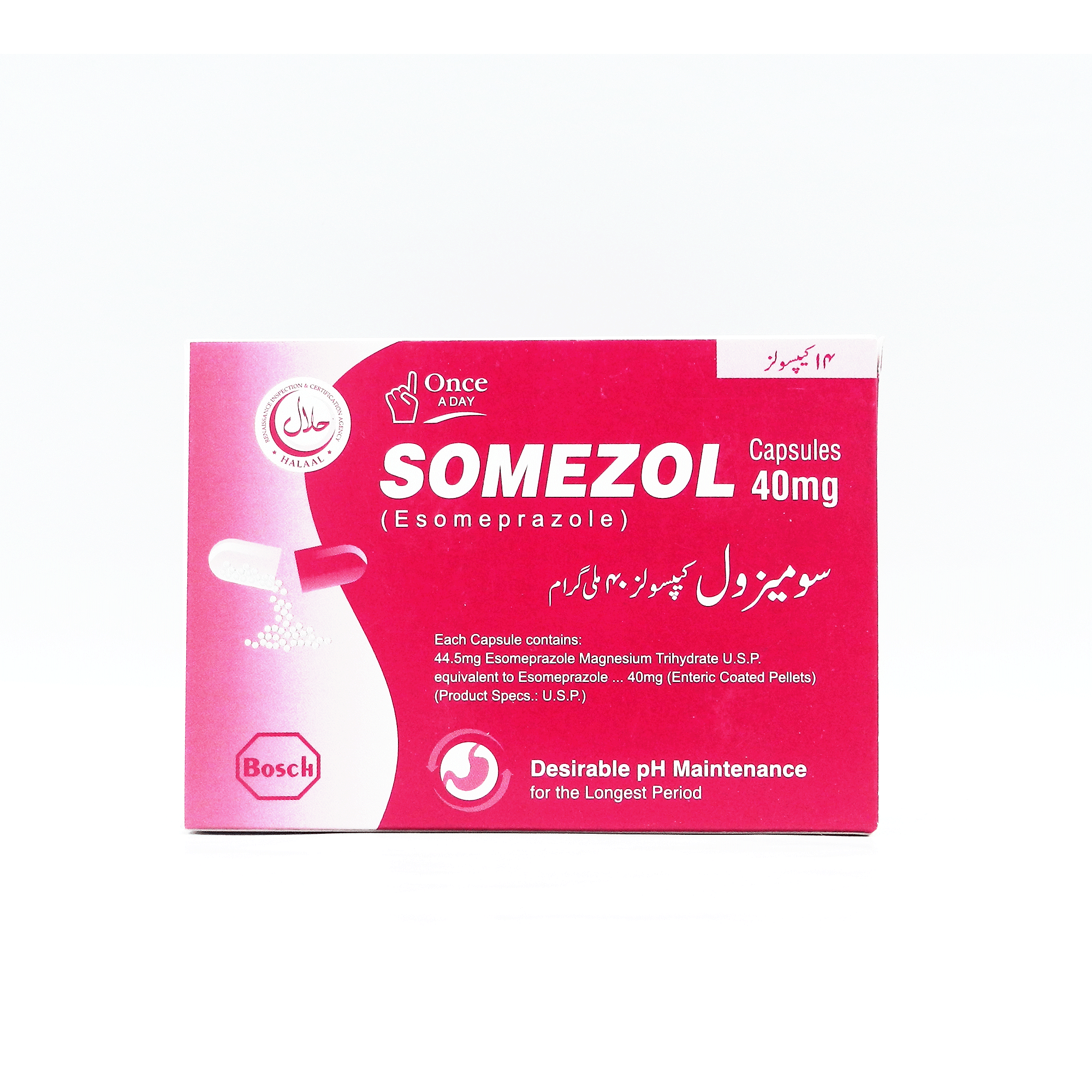 Somezol capsule 40 mg 2×7’s