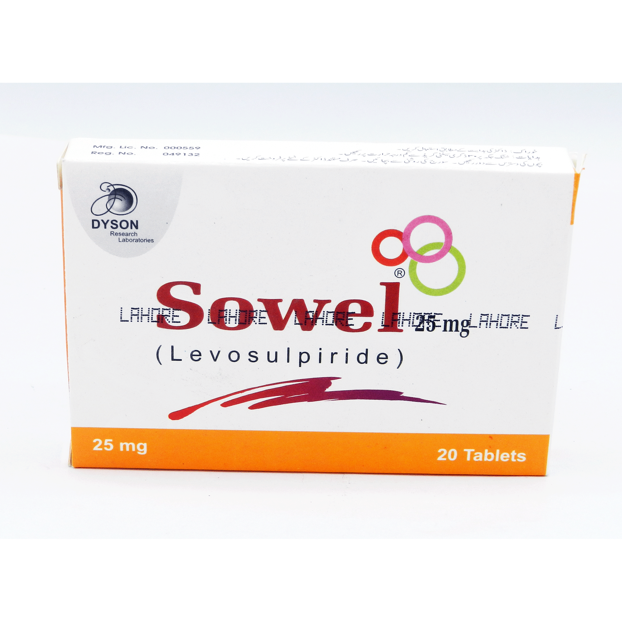 Sowel tablet 25 mg 20’s