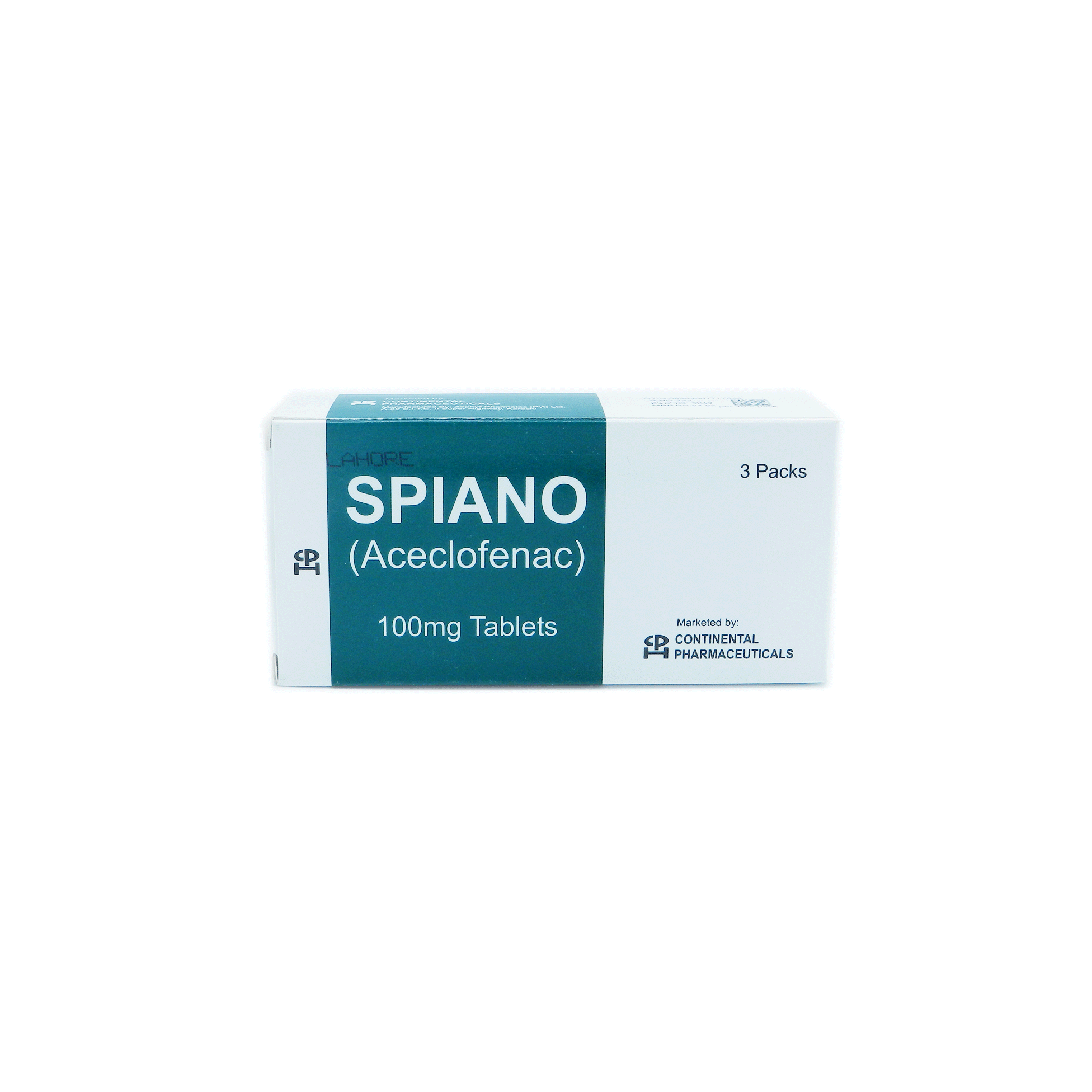 Spiano Tab 100mg 3x10s