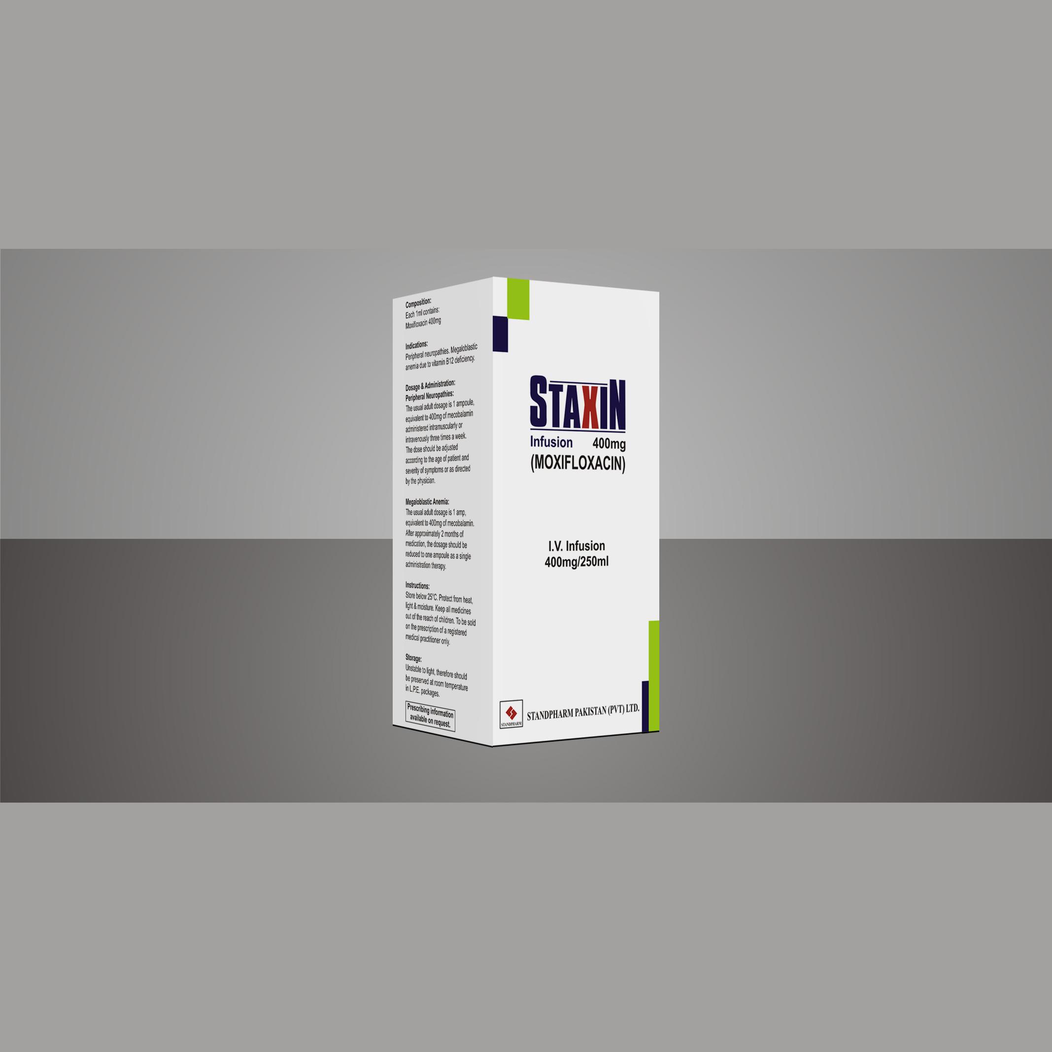 Staxin Infusion 400 mg 1 Vialx250 mL