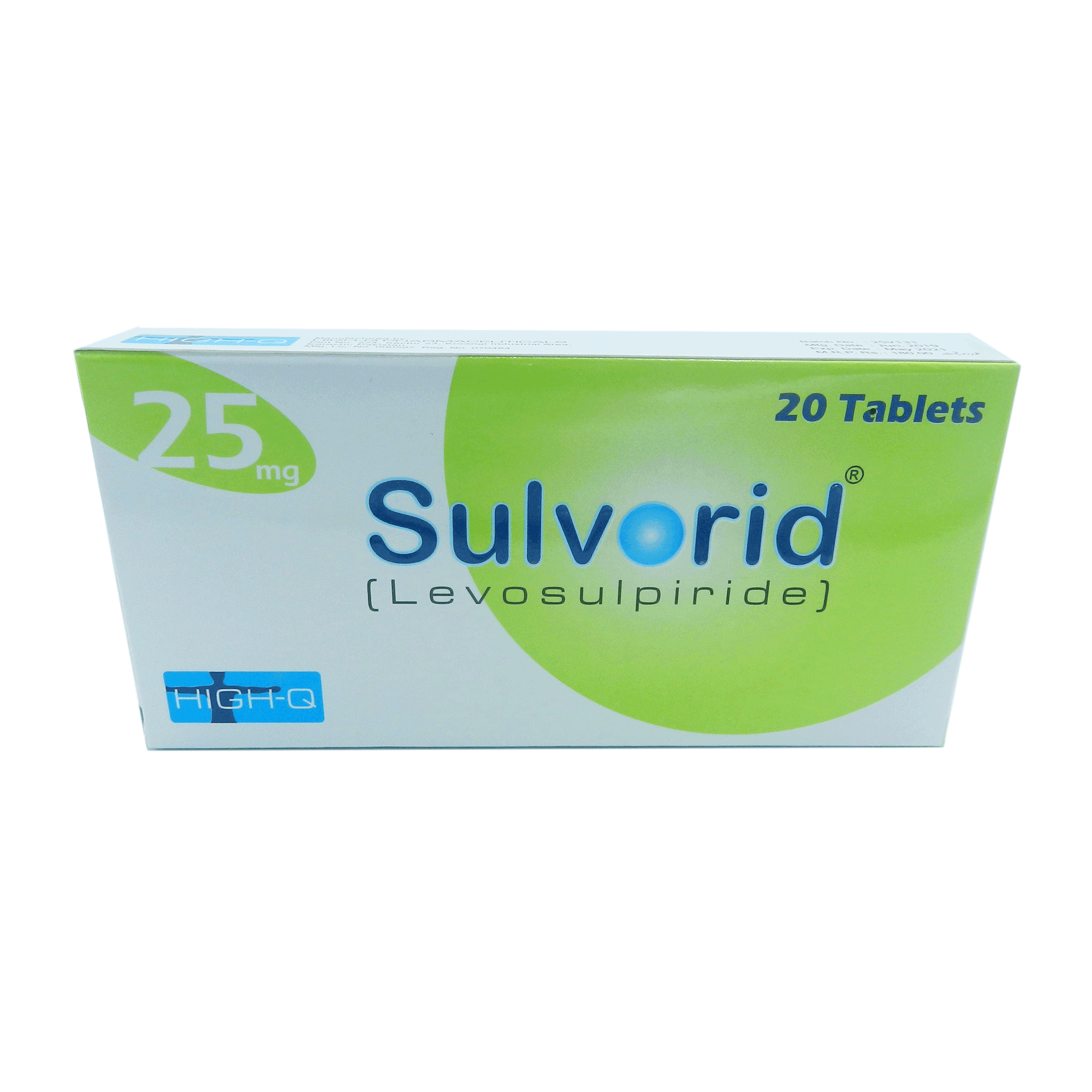 Sulvorid tablet 25 mg 20’s