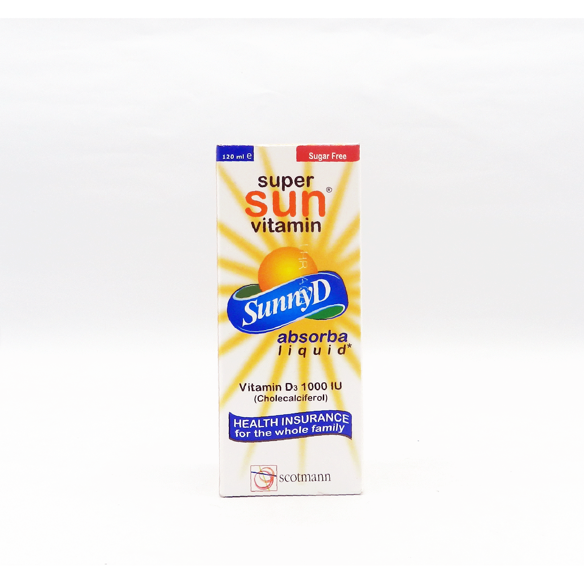 Sunny D Liqd Absorba 1000 IU/mL 120 mL