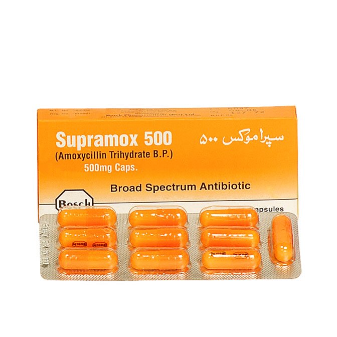 Supramox capsule 500 mg 20’s