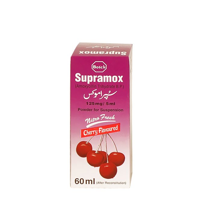 Supramox suspension 125 mg 60 mL