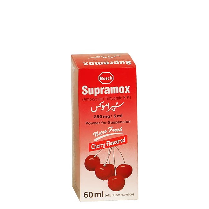 Supramox suspension 250 mg 60 mL